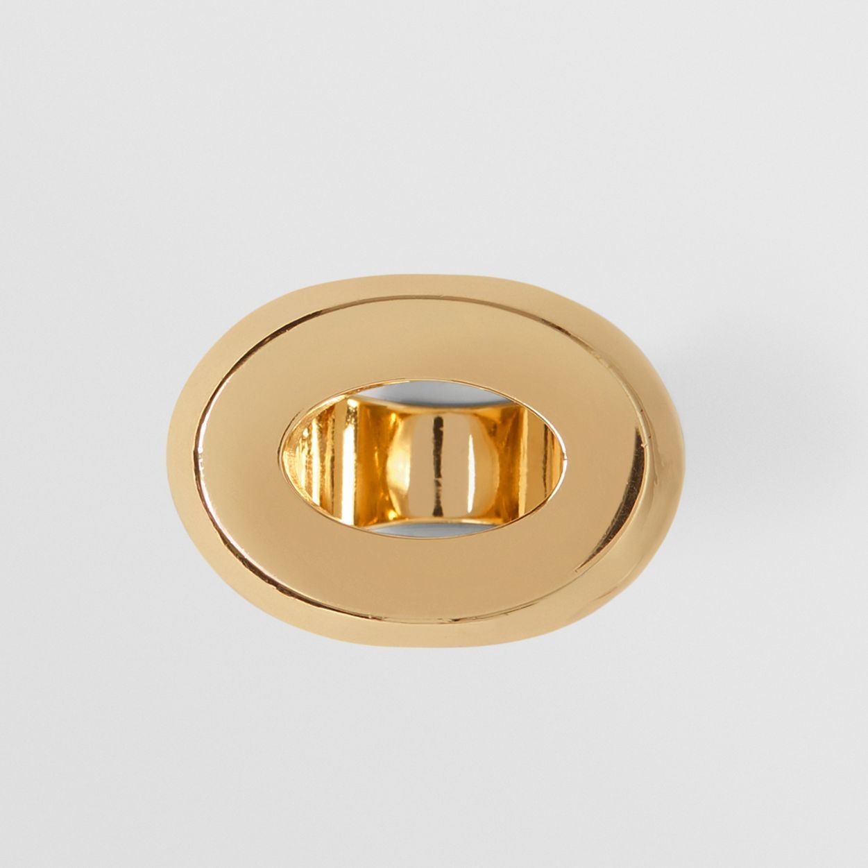 Gold-plated Cut-out Detail Ring - 5