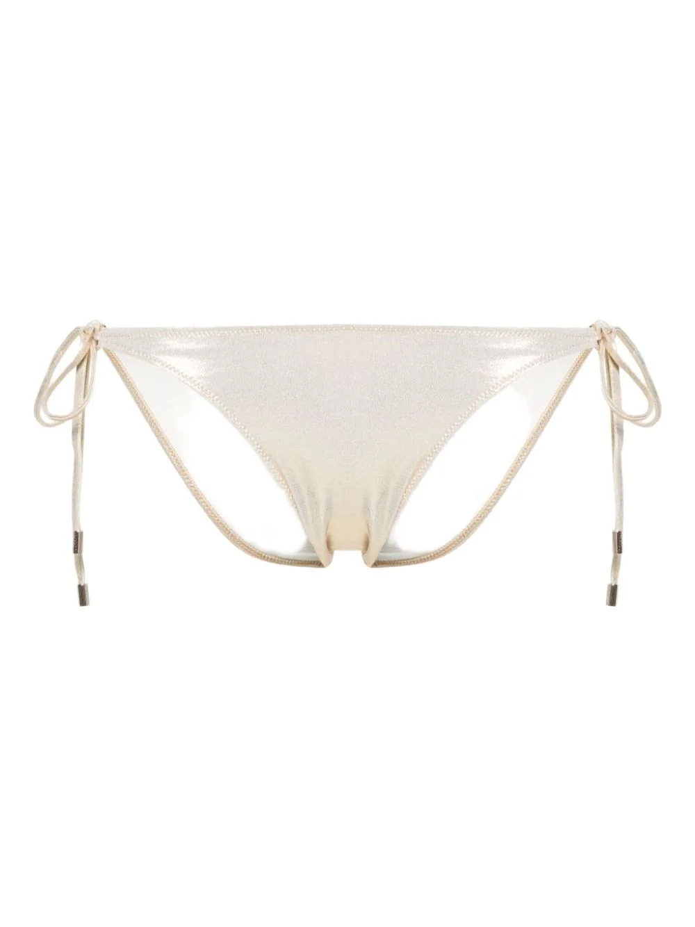 metallic-finish bikini bottoms - 1