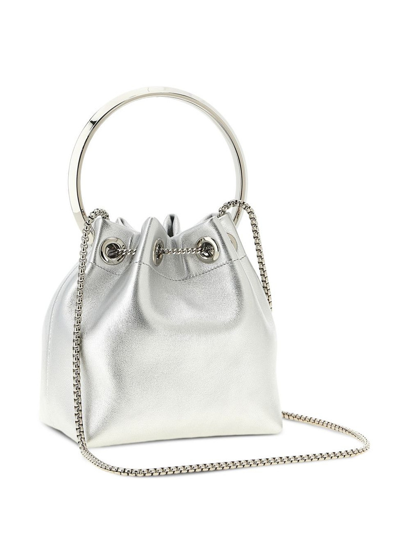 JIMMY CHOO Bon Bon drawstring bucket bag outlook