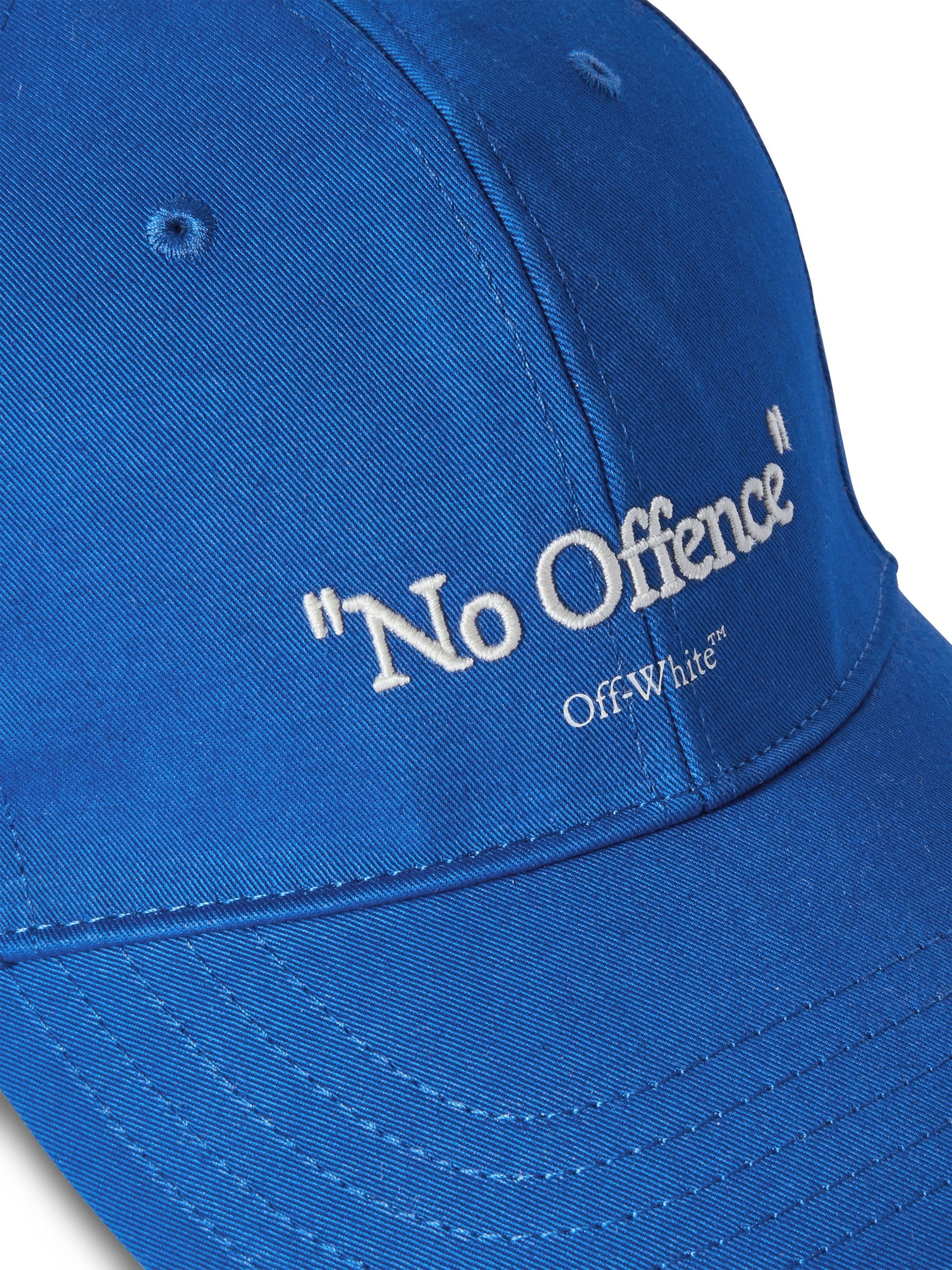 Drill No Offence Baseball Cap Blue White - 3