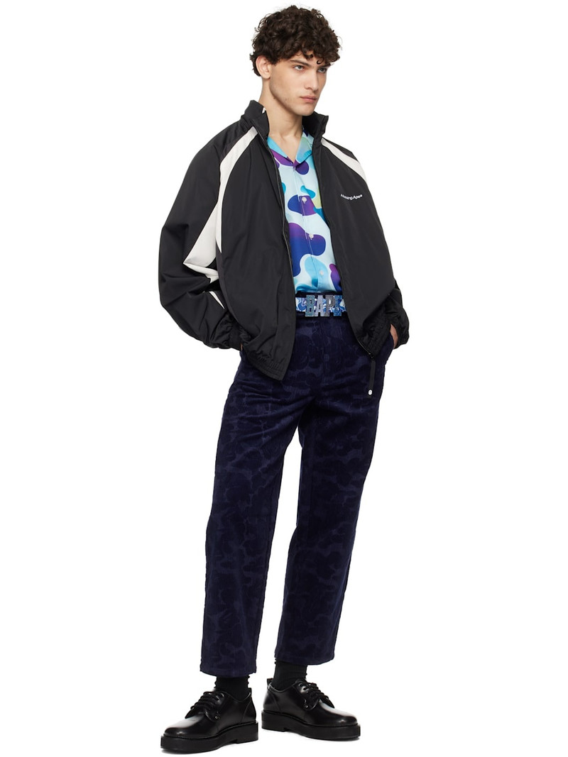 A BATHING APE® Black 'Bathing Ape' Logo Track Jacket outlook