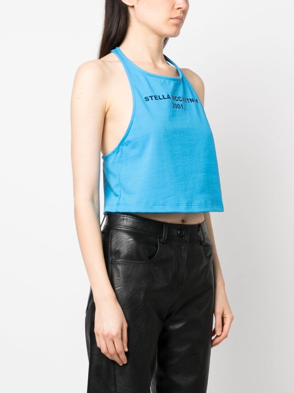 logo-print tank top - 3