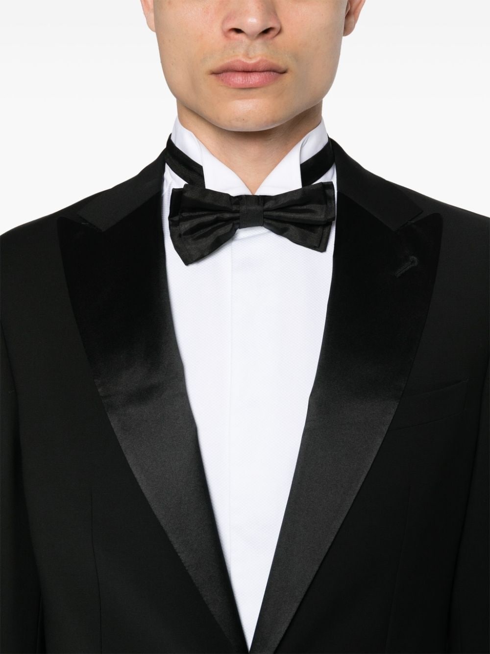 contrast wool single-breasted suit - 5