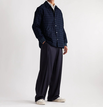 Blue Blue Japan Flocked Cotton Jacket outlook