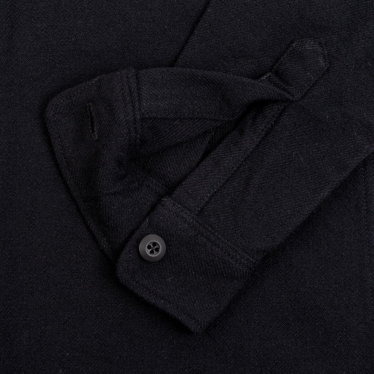 IHSH-346-BLK 10oz Recycled Nylon Mechanic Work Shirt - Black - 12