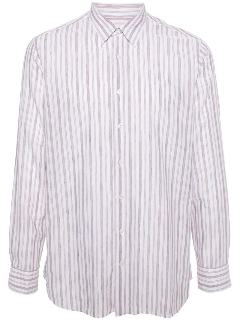 halo-stripe classic-collar shirt 1