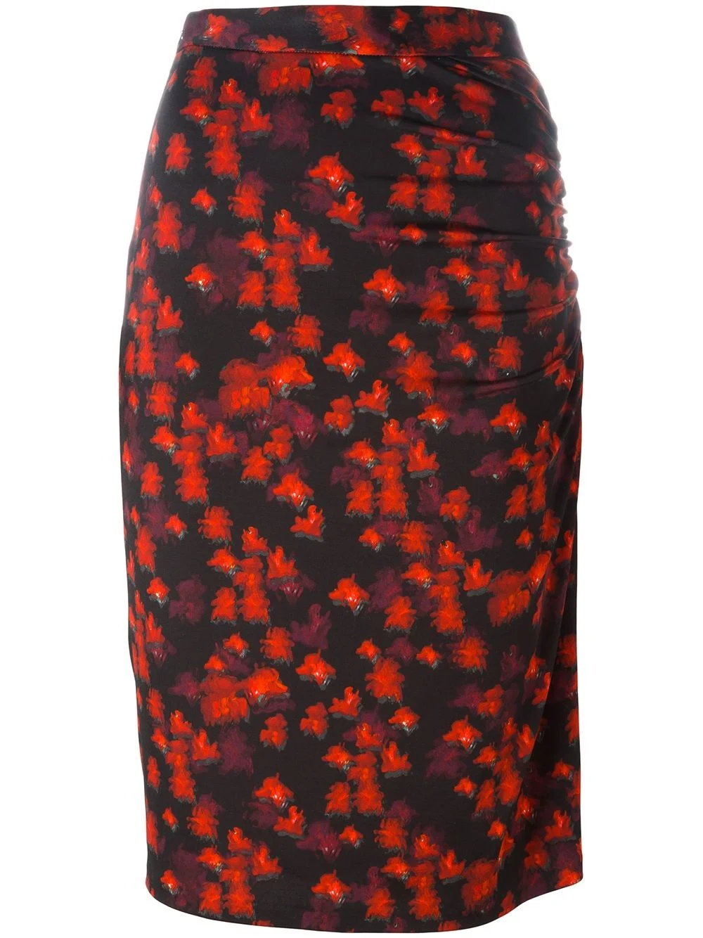abstract print skirt - 1