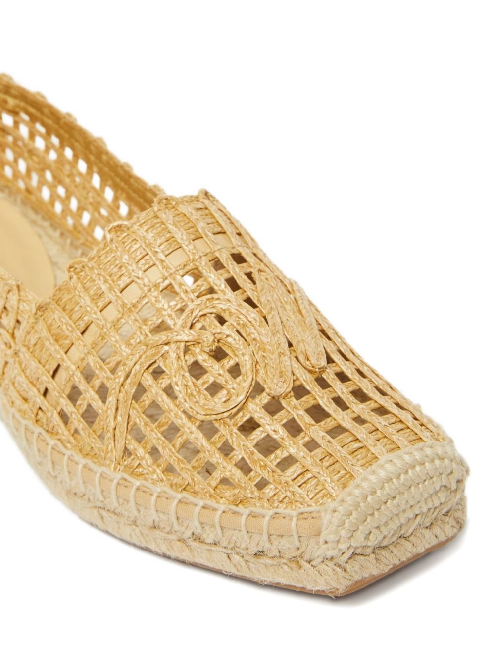 woven espadrille flat - 3