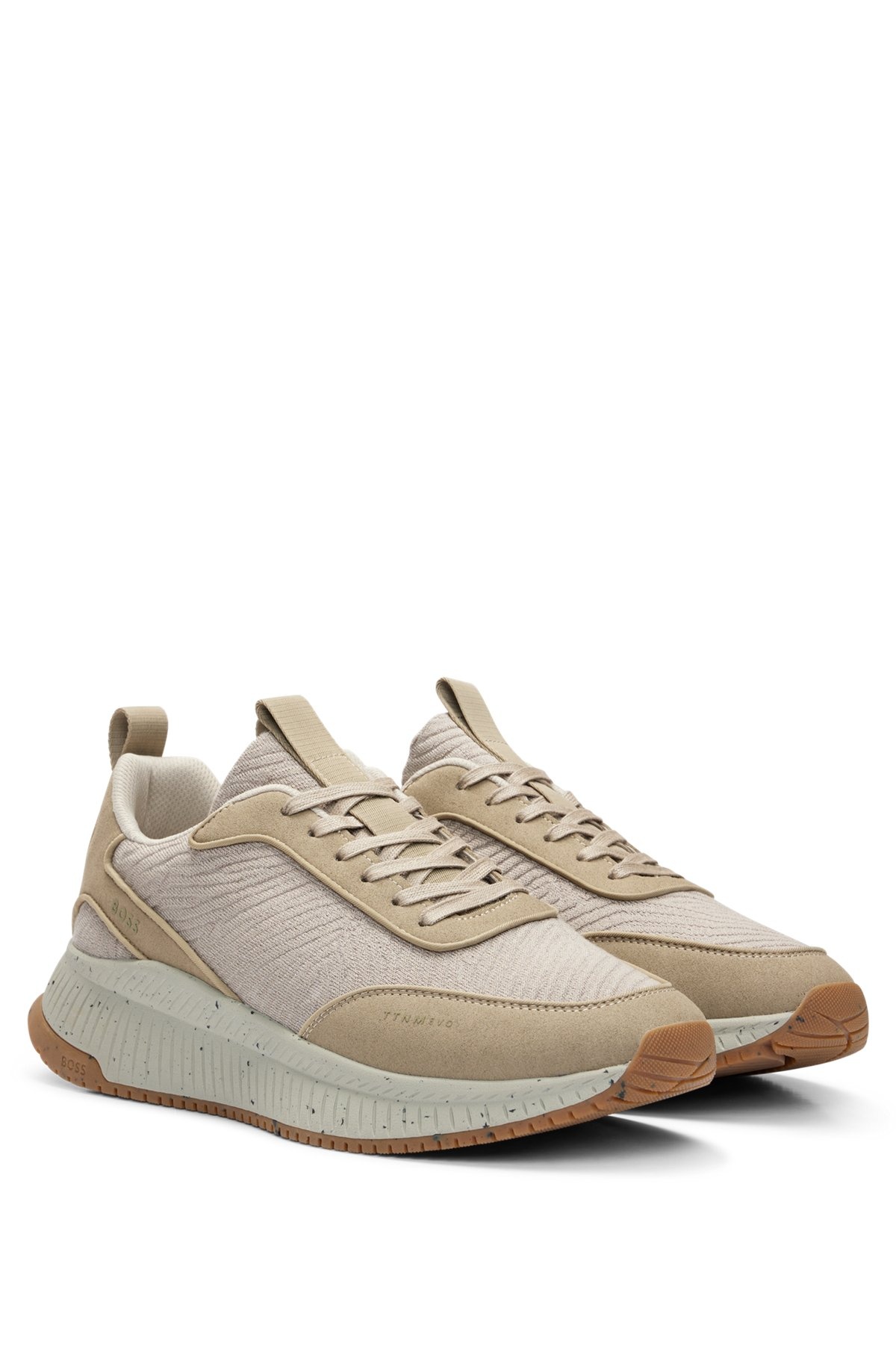 BOSS X ACBC TRAINERS WITH SPECKLED EFFECT - 2