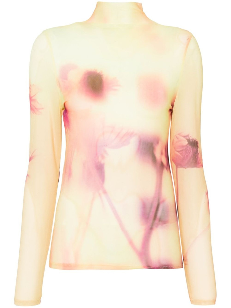 meadow plaid cardio nova top 1
