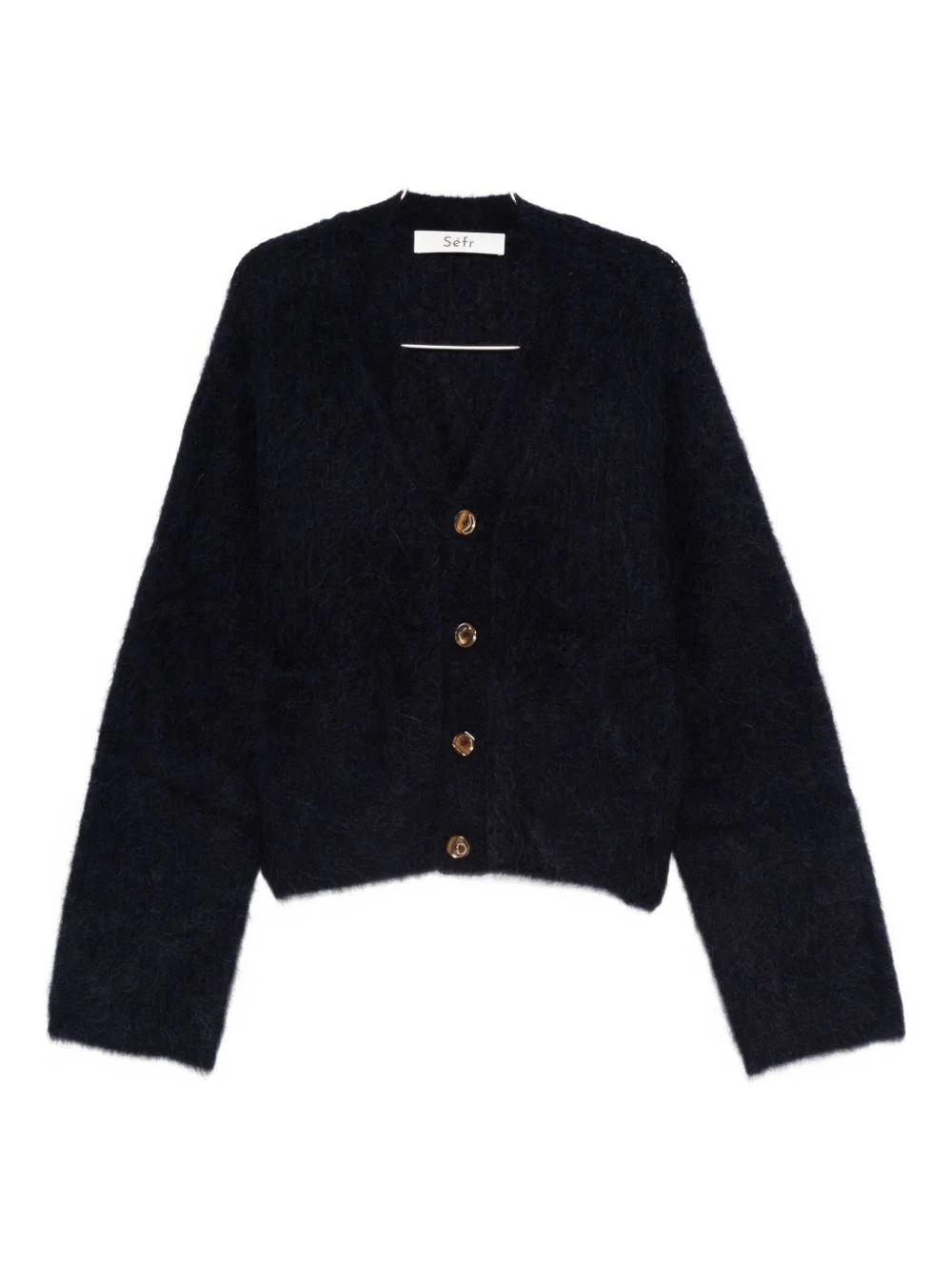 alpaca wool-blend cardigan - 1