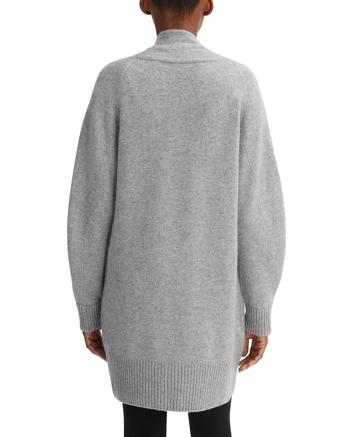 Cashmere Open Front Cardigan Sweater - 2