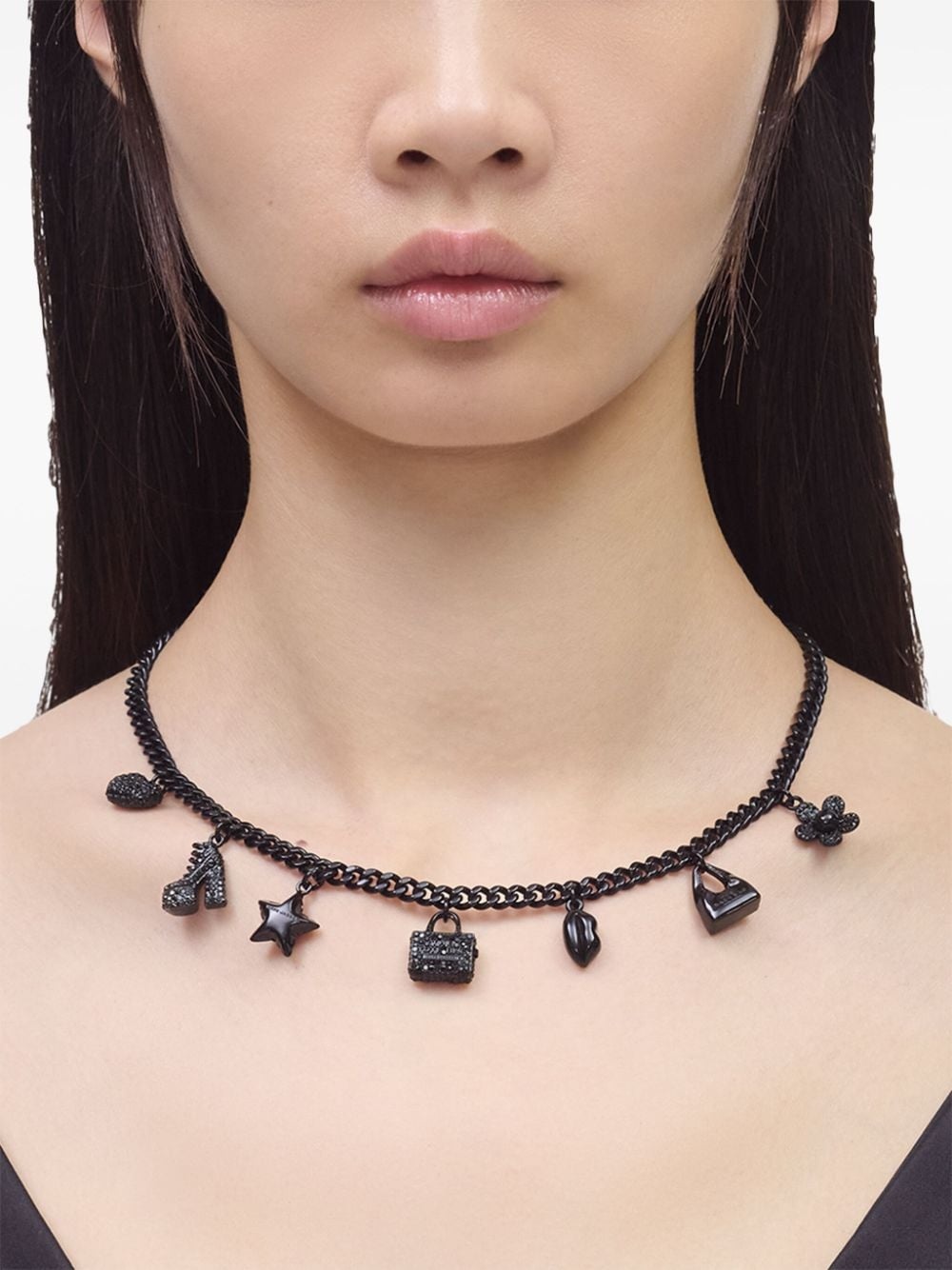 The Mini Icon Pave-charm necklace - 4