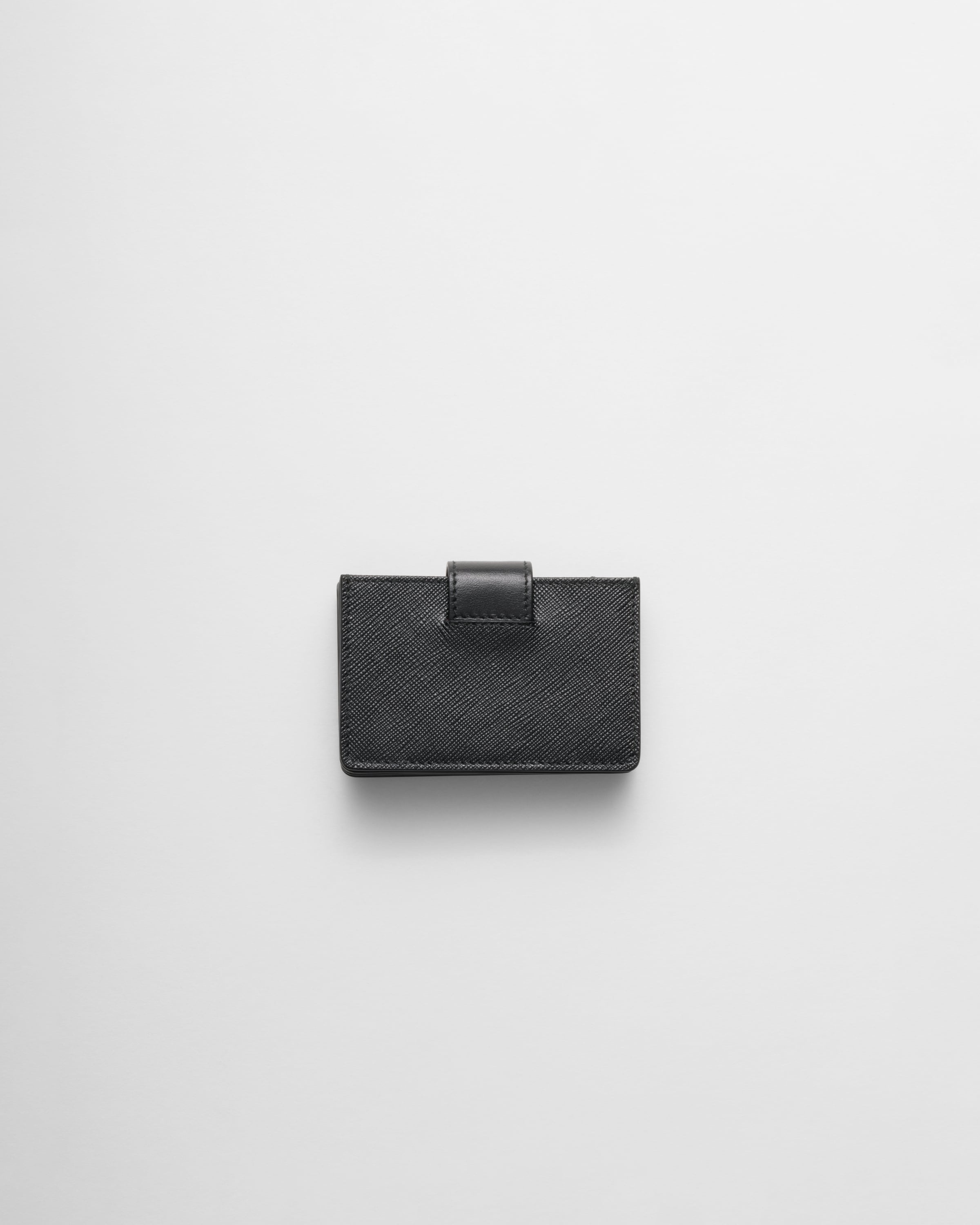 Prada Saffiano and smooth leather card holder | REVERSIBLE