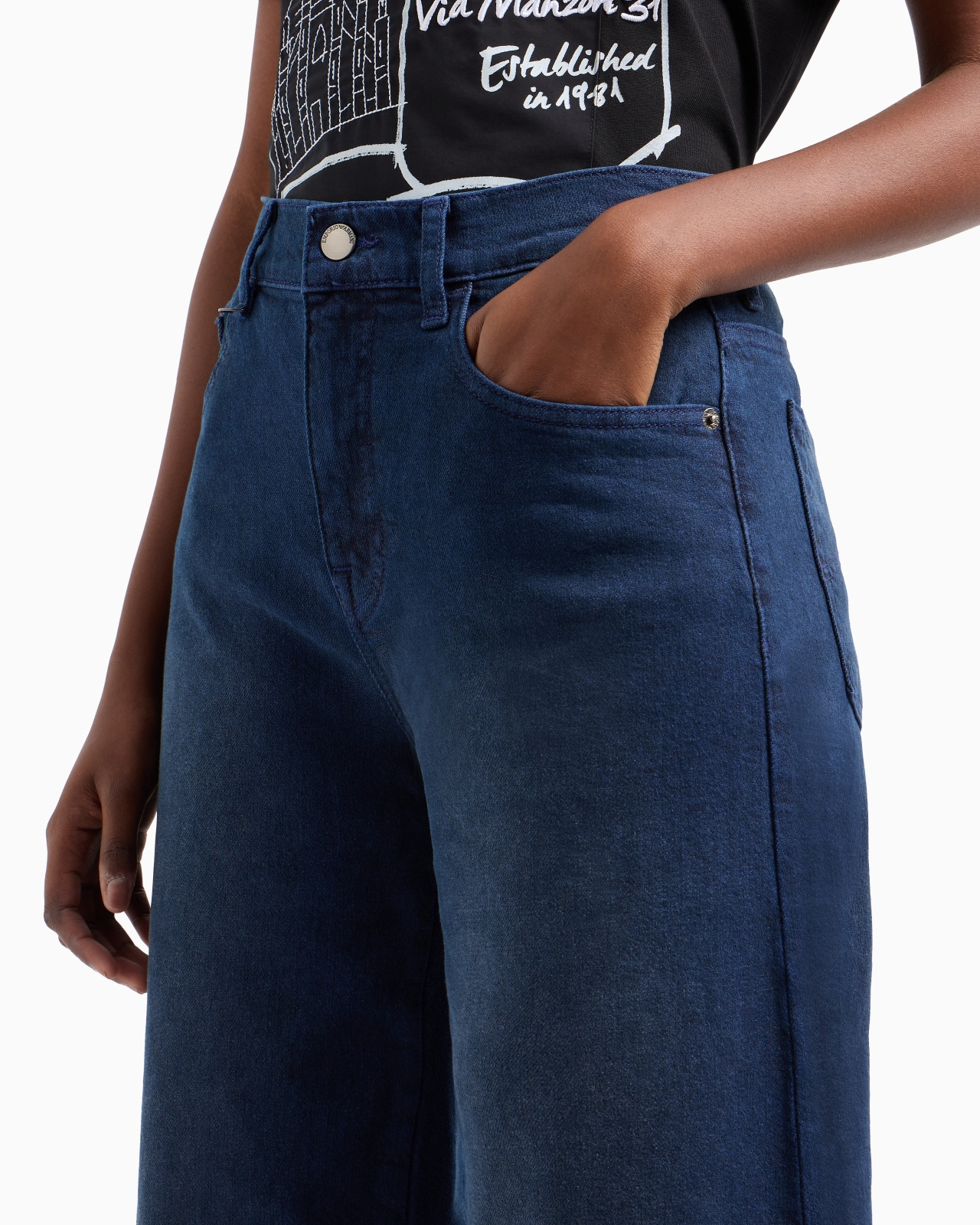 J7E mid-rise straight-leg jeans in piece-dyed cotton drill - 5