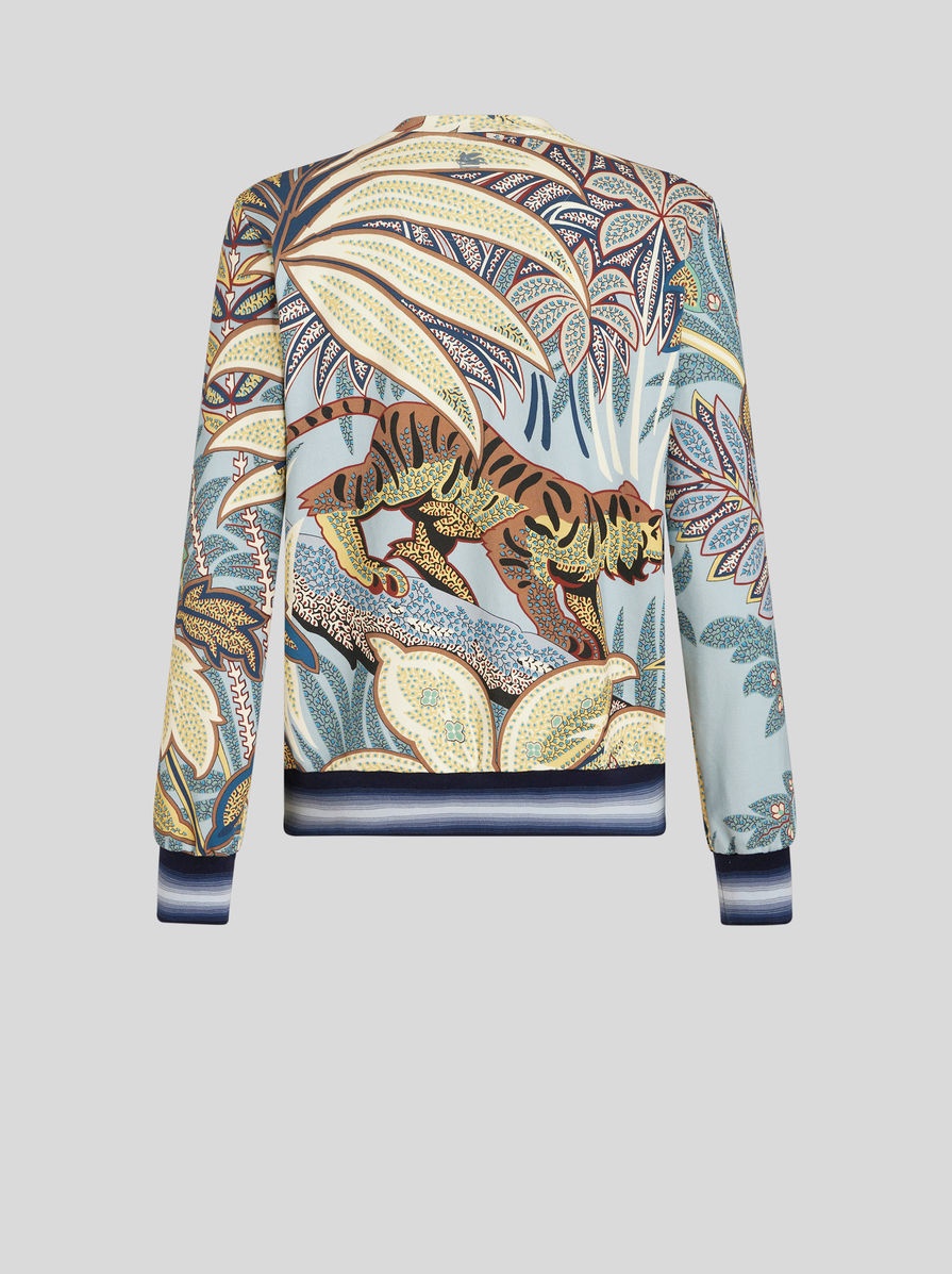 ROUND NECK PRINTED SWEATSHIRT - 5