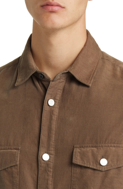 FRAME Long Sleeve Corduroy Button-Up Shirt outlook