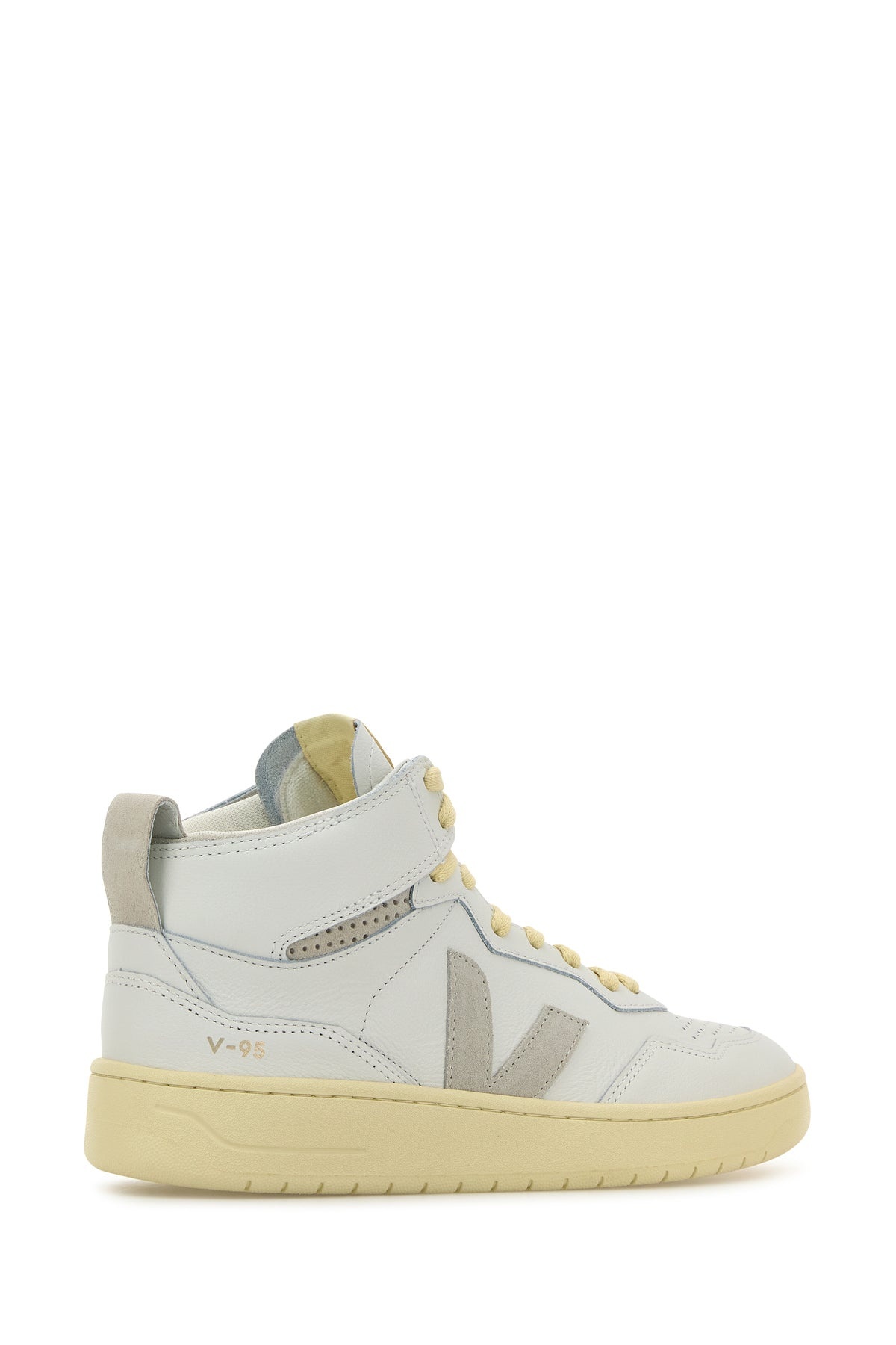 White leather V-95 sneakers - 3
