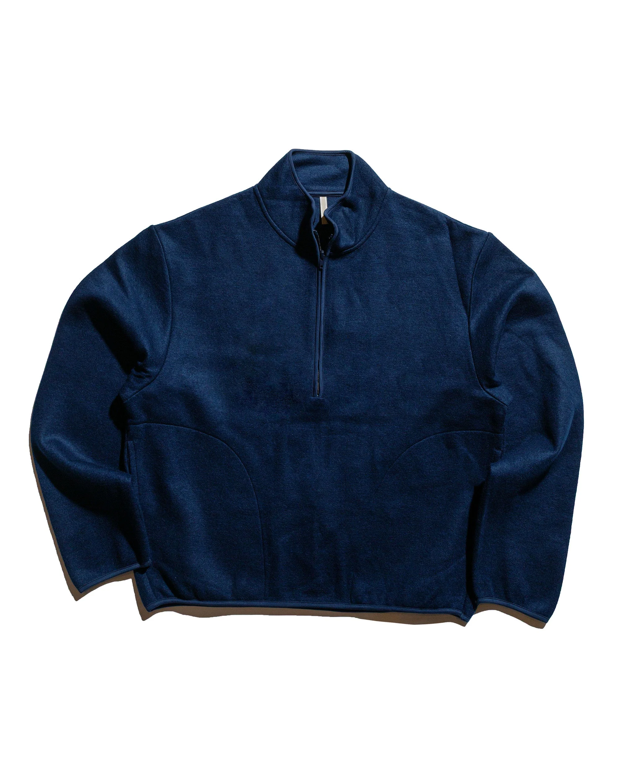Wool Half Zip Navy - 1