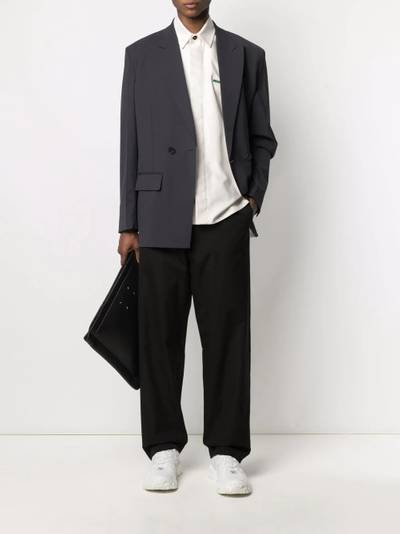 Valentino double-breasted wool blazer outlook