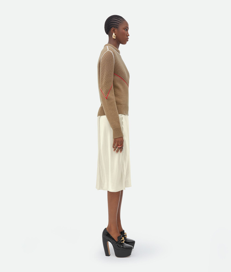 Bottega Veneta wool cashmere overlock jumper outlook