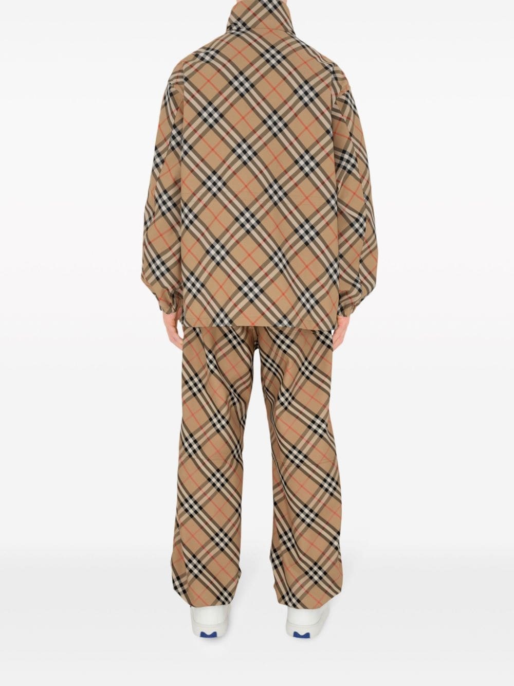 Vintage Check-print twill jacket - 4