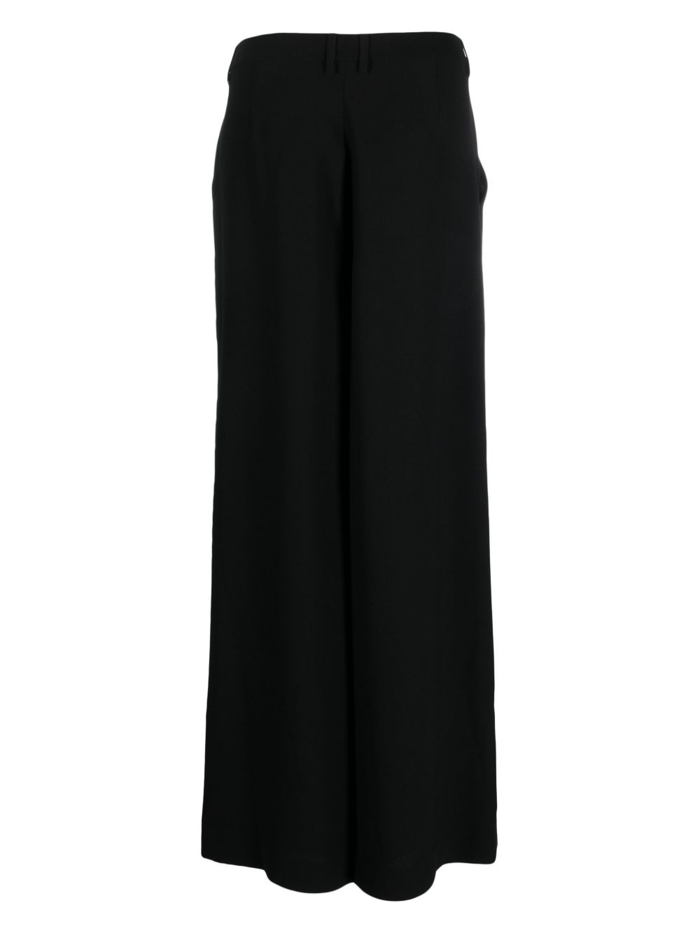 high-waisted flared trousers - 2