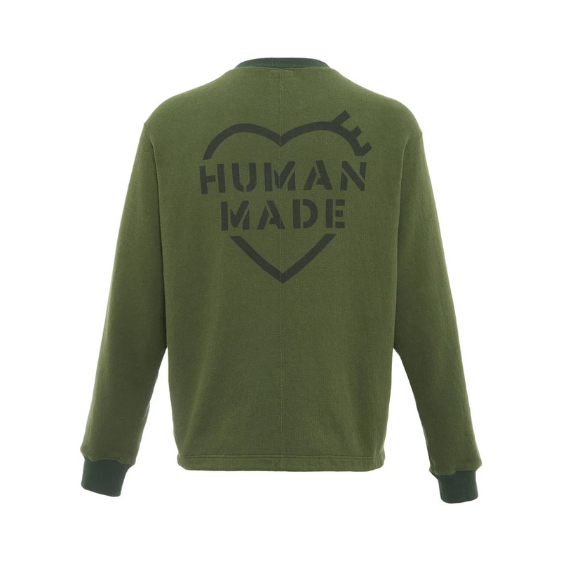 Human Made Military Fleece Crewneck Sweatshirt outlook
