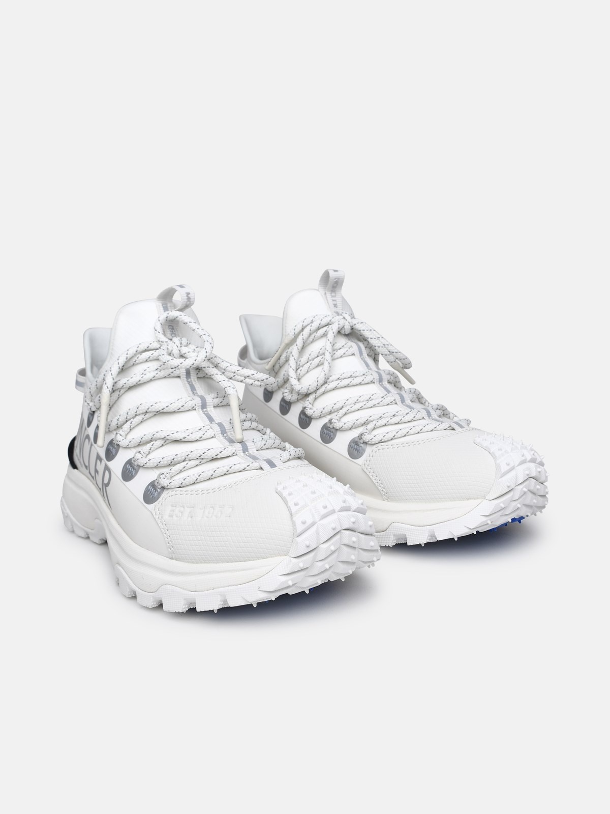White Polyamide Trail grip sneakers - 2