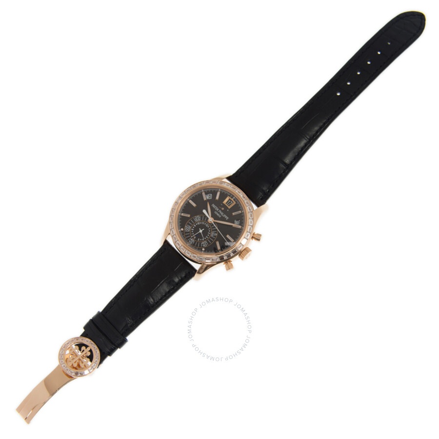 Patek Philippe Complications Chronograph Annual Calendar Automatic Gold Diamond Men's Watch 5961R-01 - 3