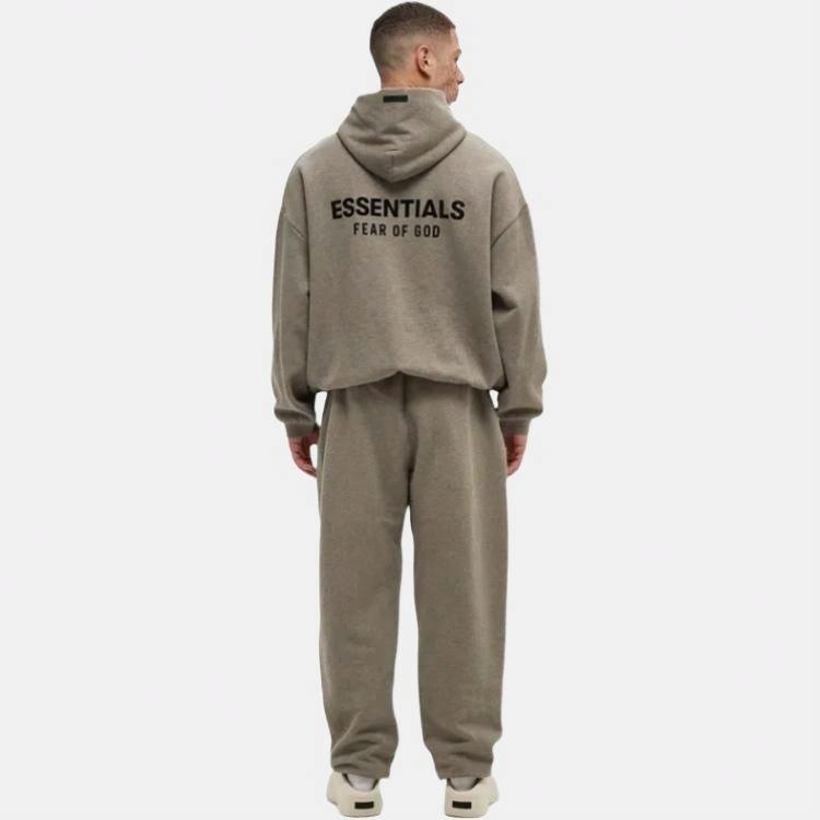 Fear of God Essentials Fleece Hoodie II 'Heather Grey' 192HO246259F - 4