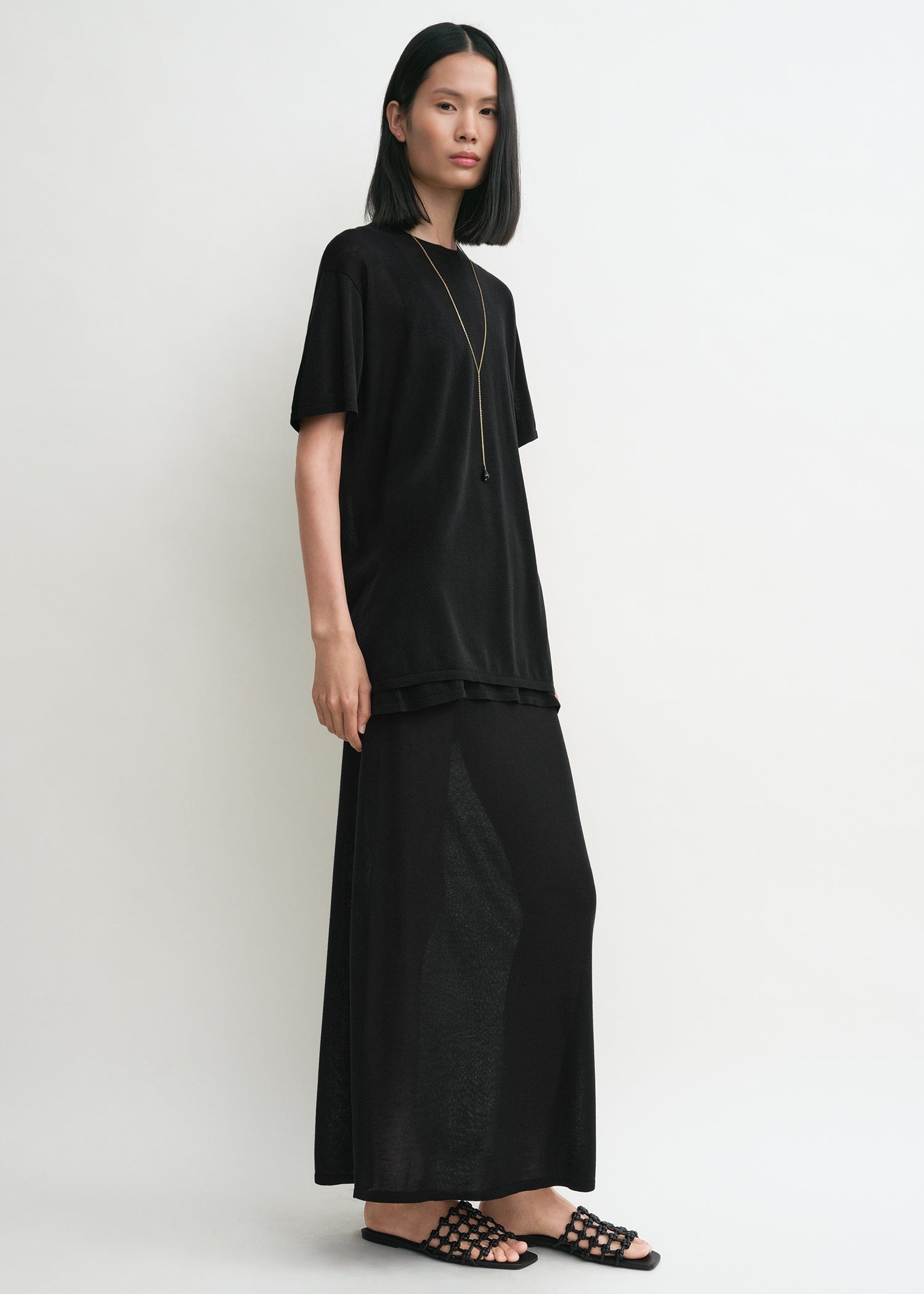 Tee knit black - 3