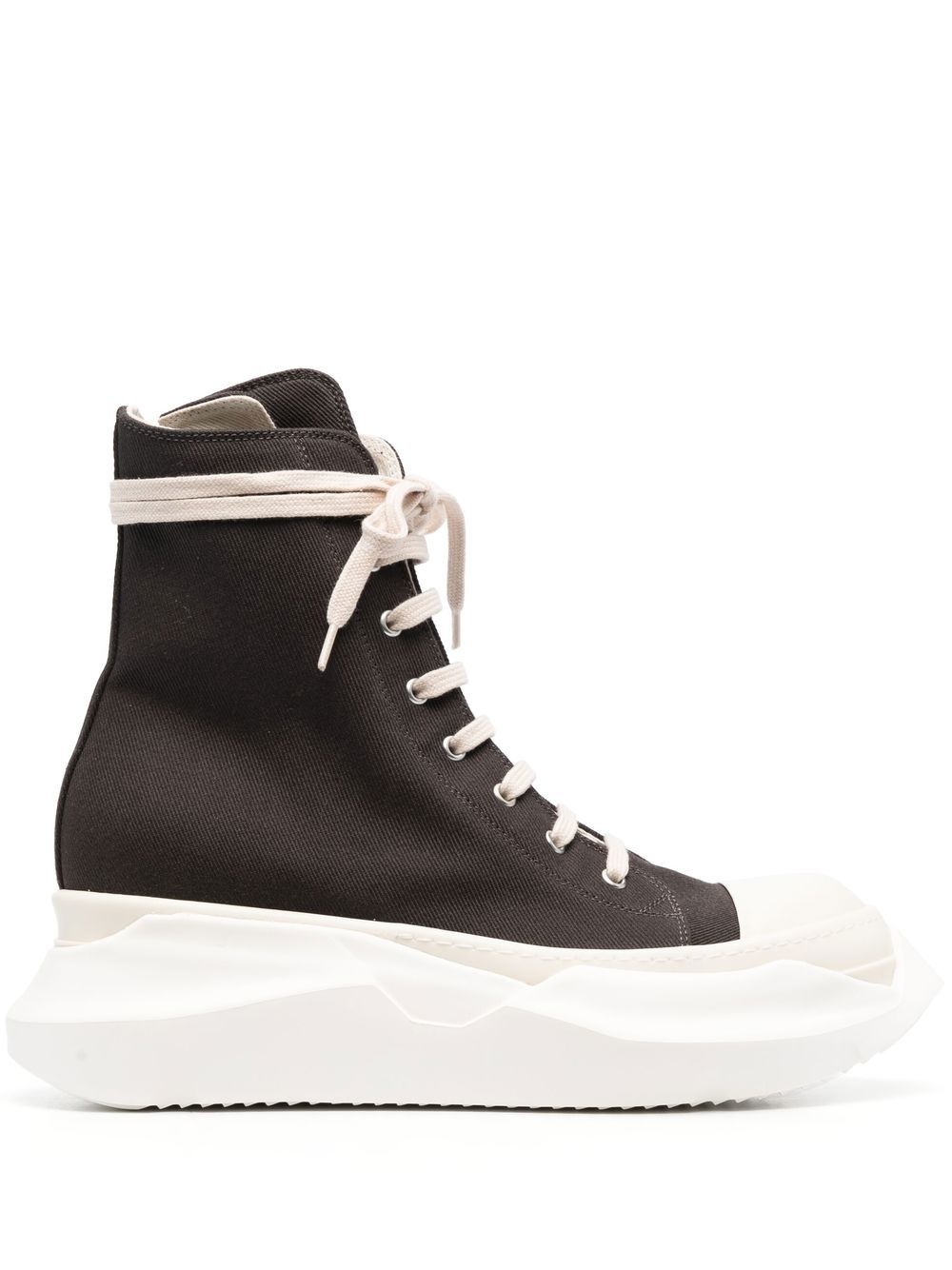 chunky sole high-top sneakers - 1