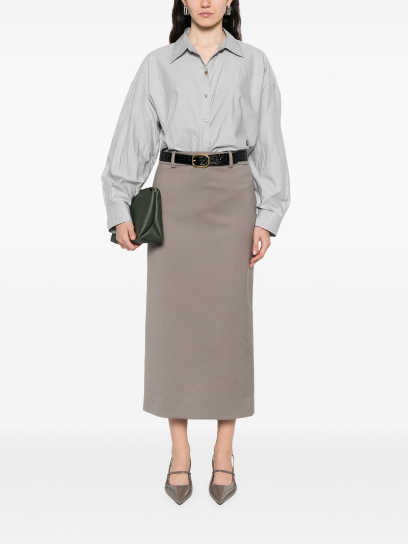 The Frankie Shop Alrose pencil midi skirt outlook