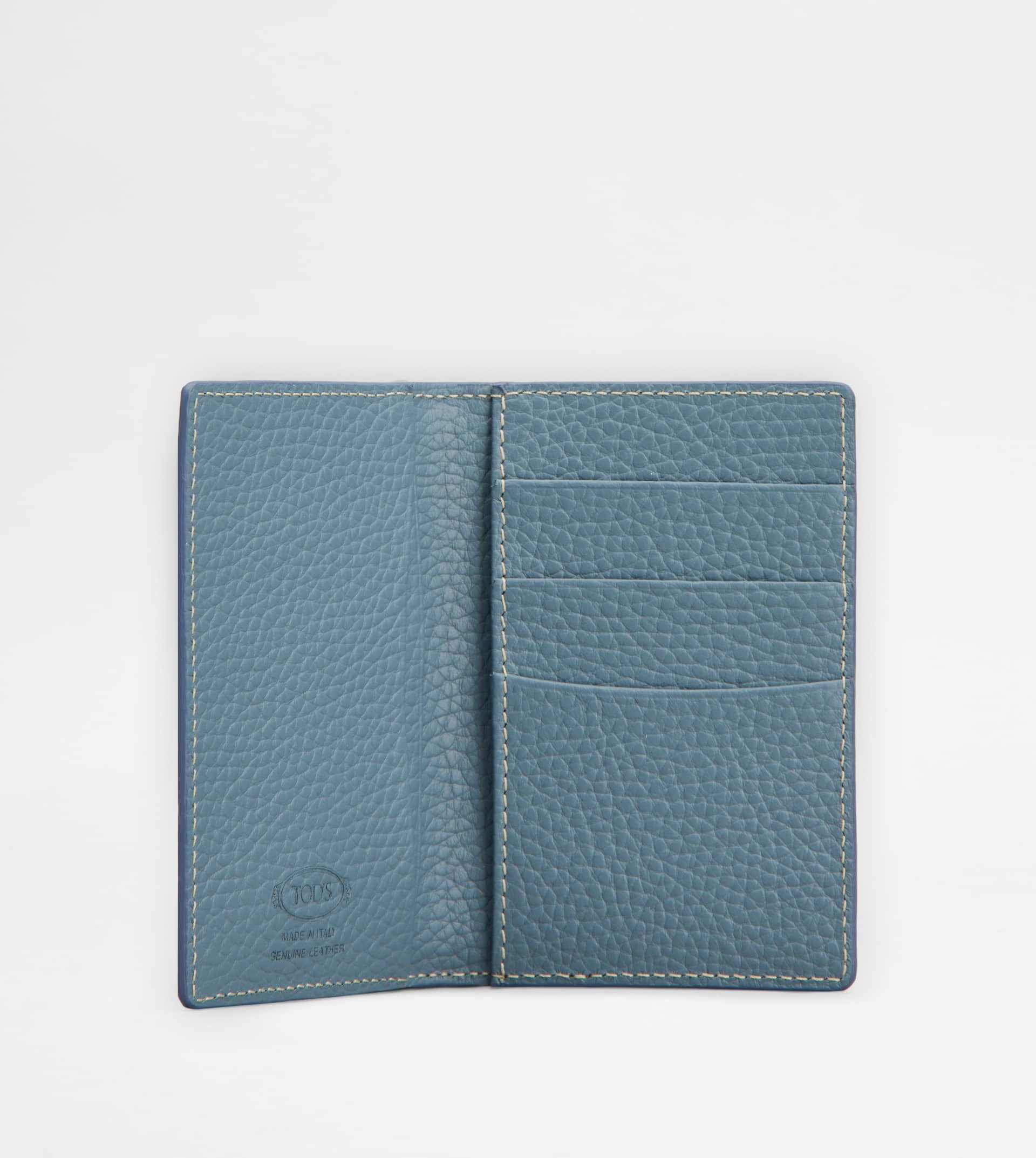 CARD HOLDER IN LEATHER - PINK, GREEN - 2