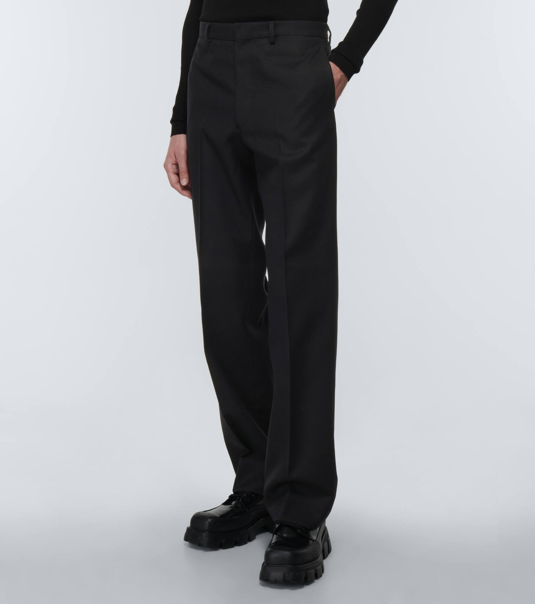 Tailored wool formal pants - 3