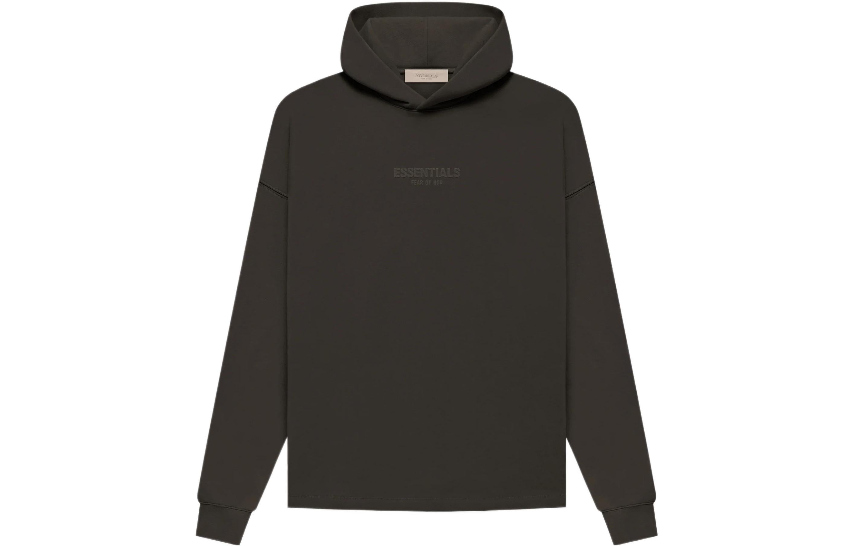 Fear of God Essentials FW22 Relaxed Hoodie 'Off Black' FOG-FW22-722 - 2