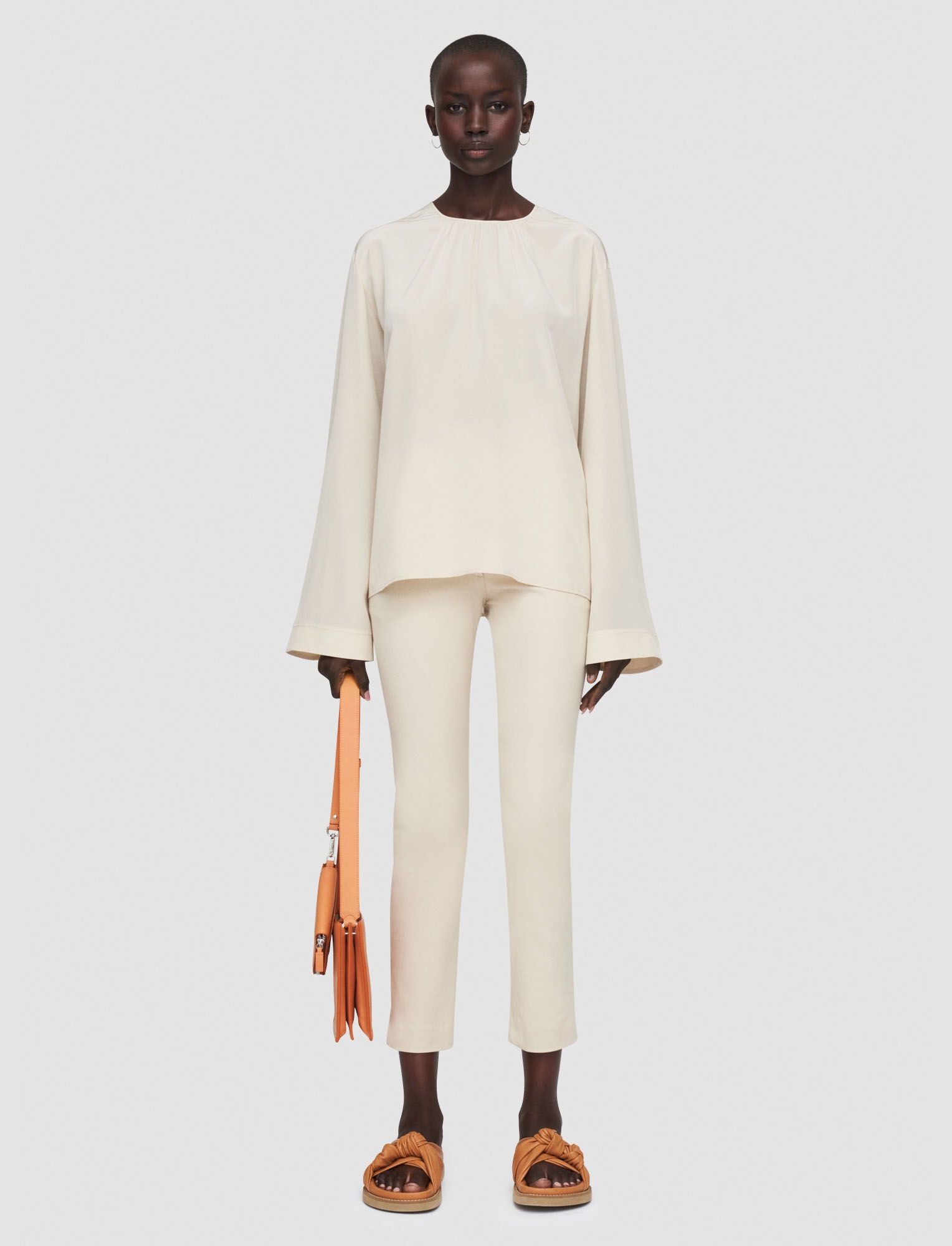Silk Crepe de Soie Braidwood Blouse - 2