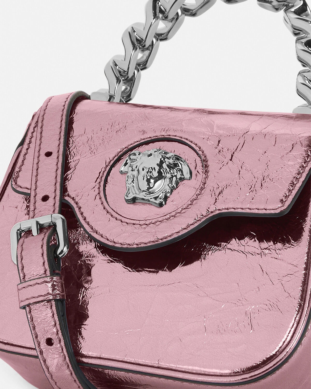 La Medusa Metallic Mini Bag - 5