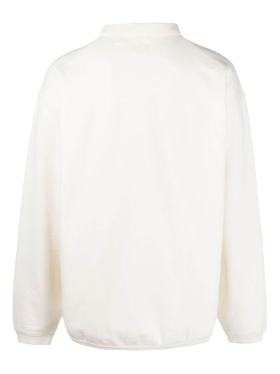 Levi's cotton-blend short-button sweatshirt outlook