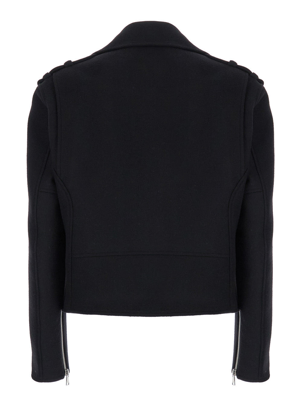 Balmain Men Felted Wool Peacoat - 2