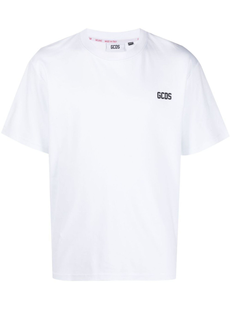 logo-print cotton T-shirt - 1