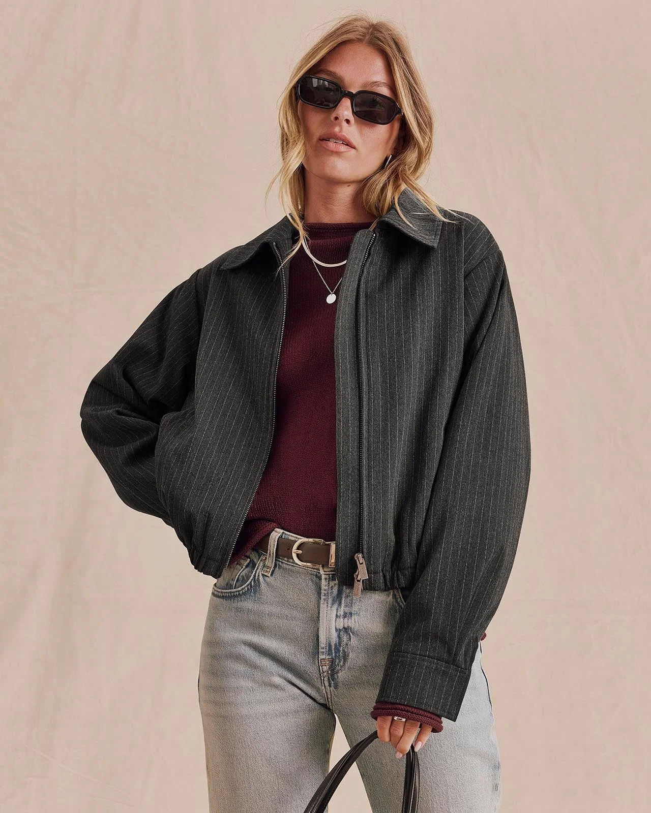 Blake Pinstripe Jacket - 1