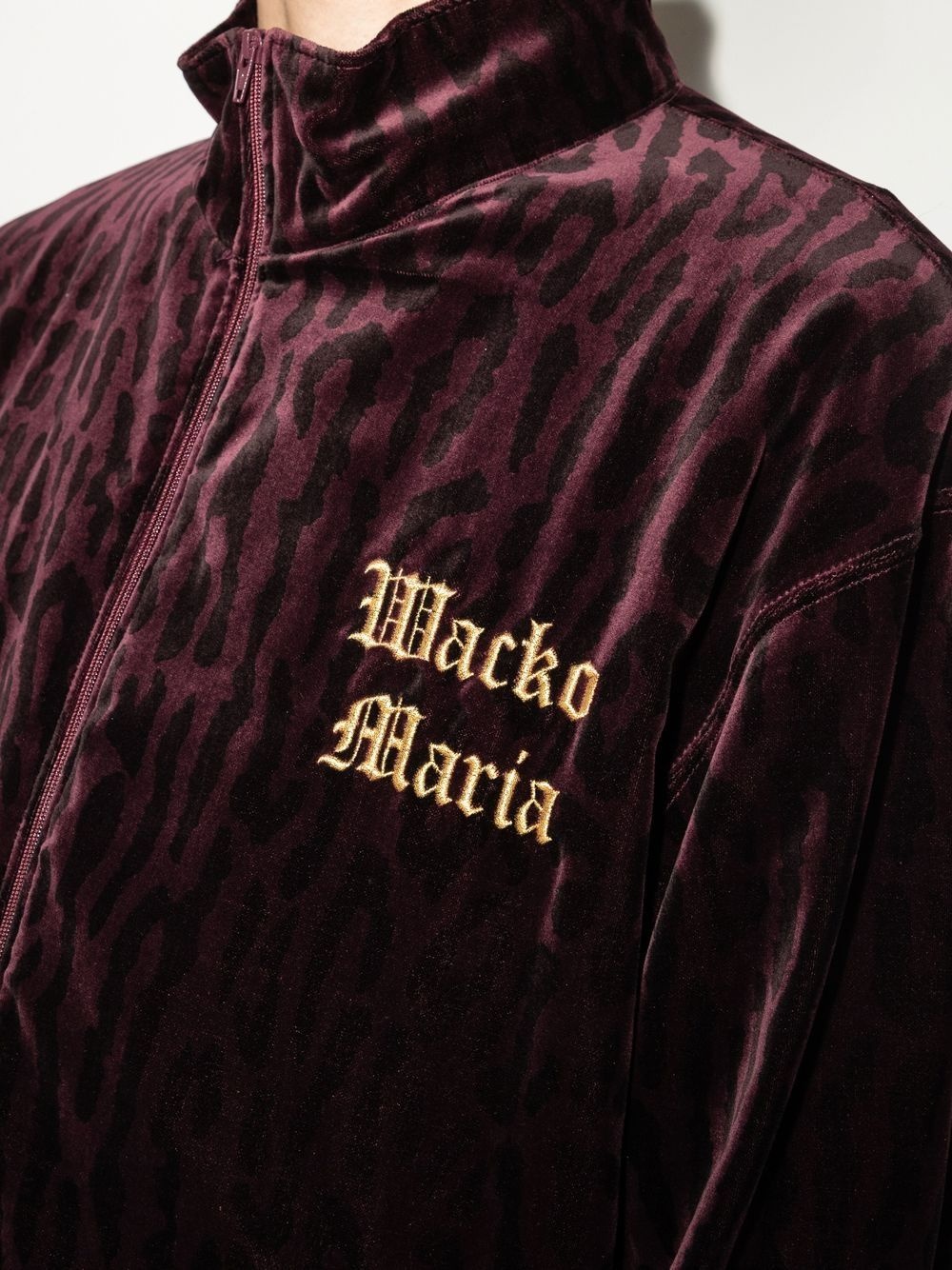 logo-embroidered track jacket - 4