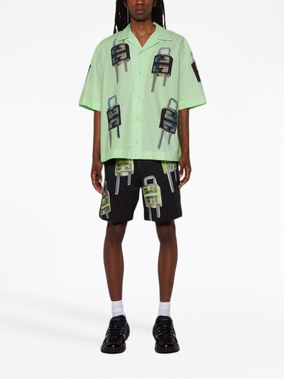 Givenchy 4G Padlock-print bermuda shorts outlook