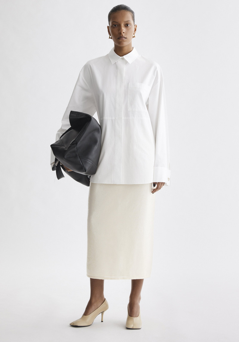 FRANCIS Oversized poplin shirt 1