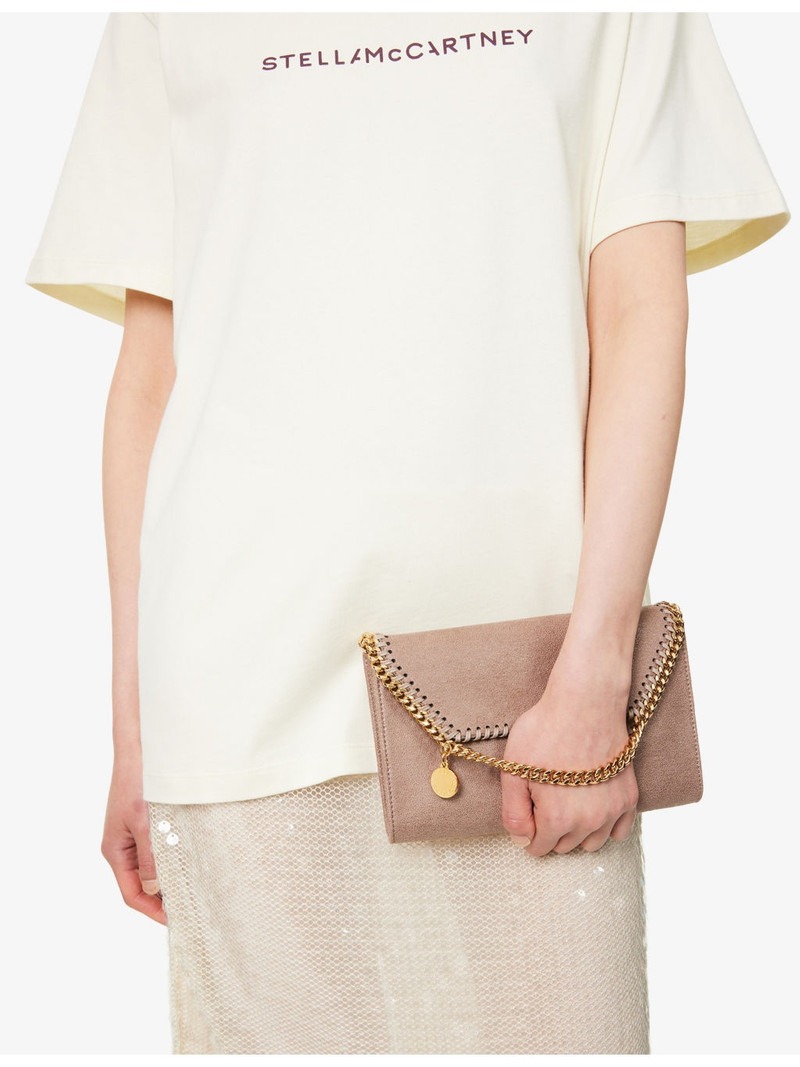 Stella McCartney Falabella Faux-Leather Chain Wallet outlook