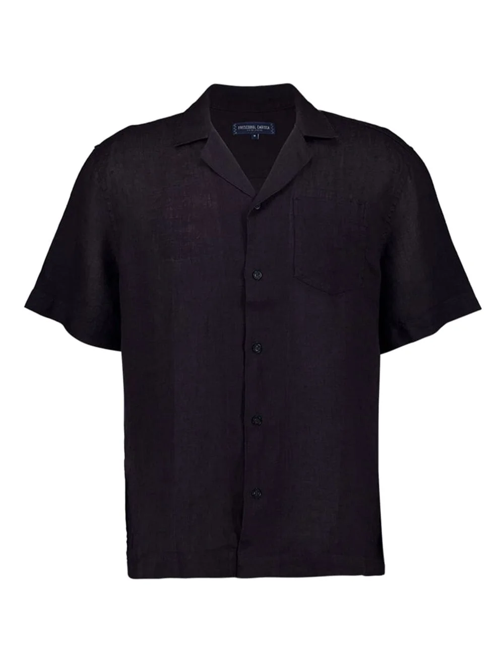Angelo camp-collar linen shirt - 1
