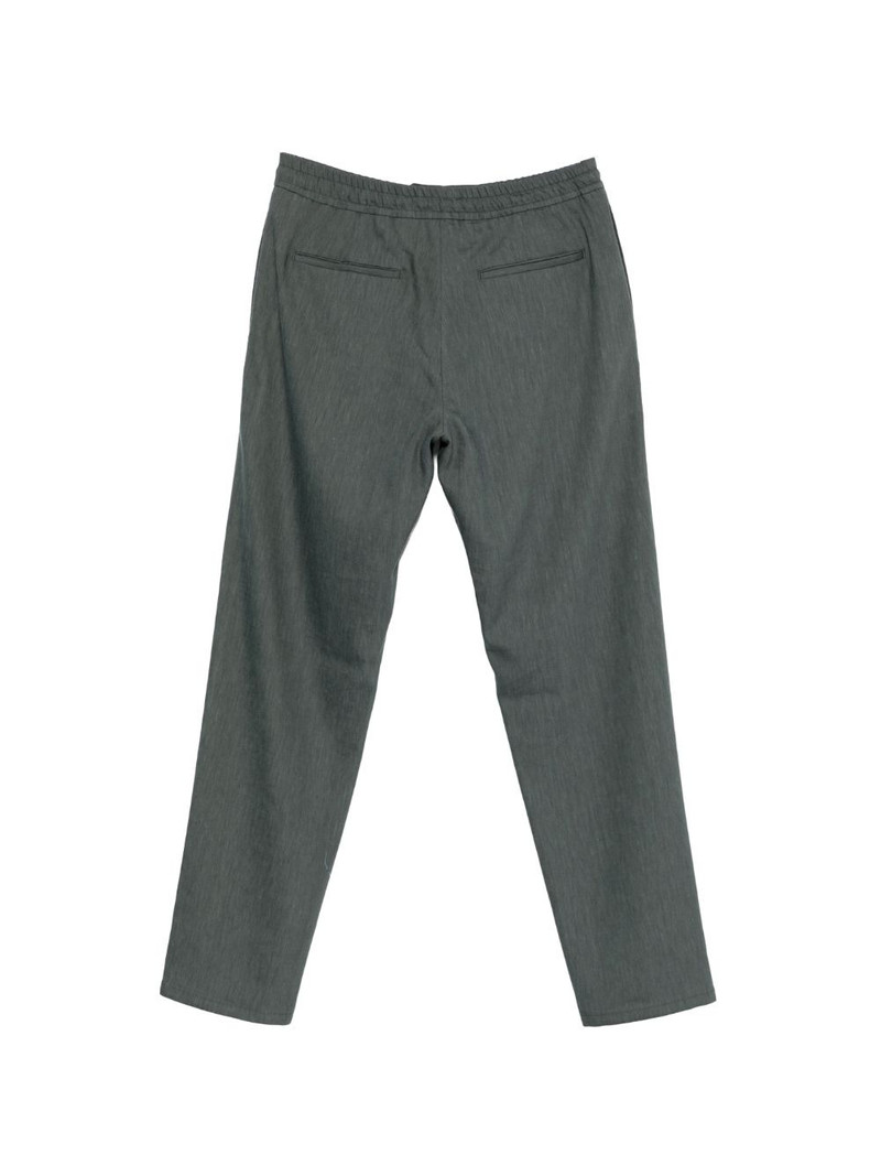 Canali slub-texture trousers outlook