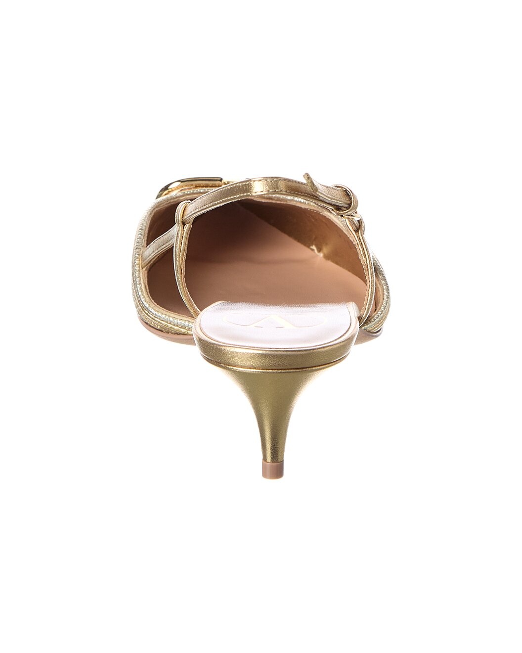 Valentino VLogo Signature 40 Leather Slingback Pump - 3
